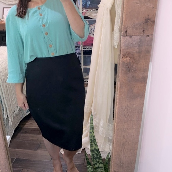 Le Suit black career skirt size 10 - Picture 2 of 10